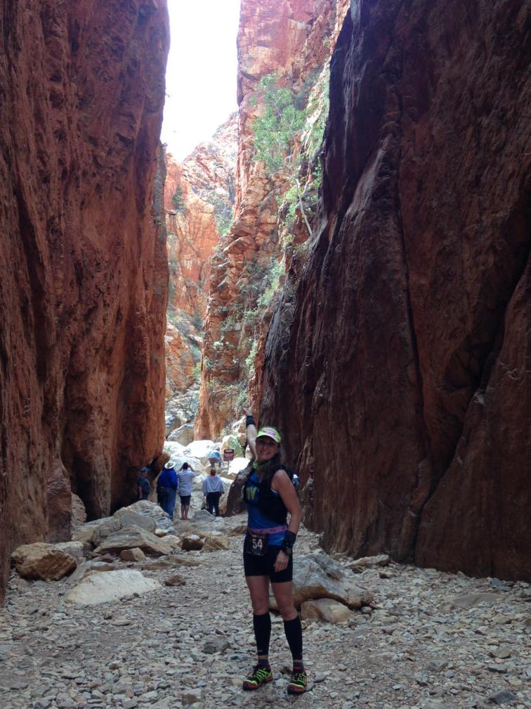 First Female though the toughest 39km I've ever done Stage 2 #runlarapinta #stageevent #stanleychasm #inov8