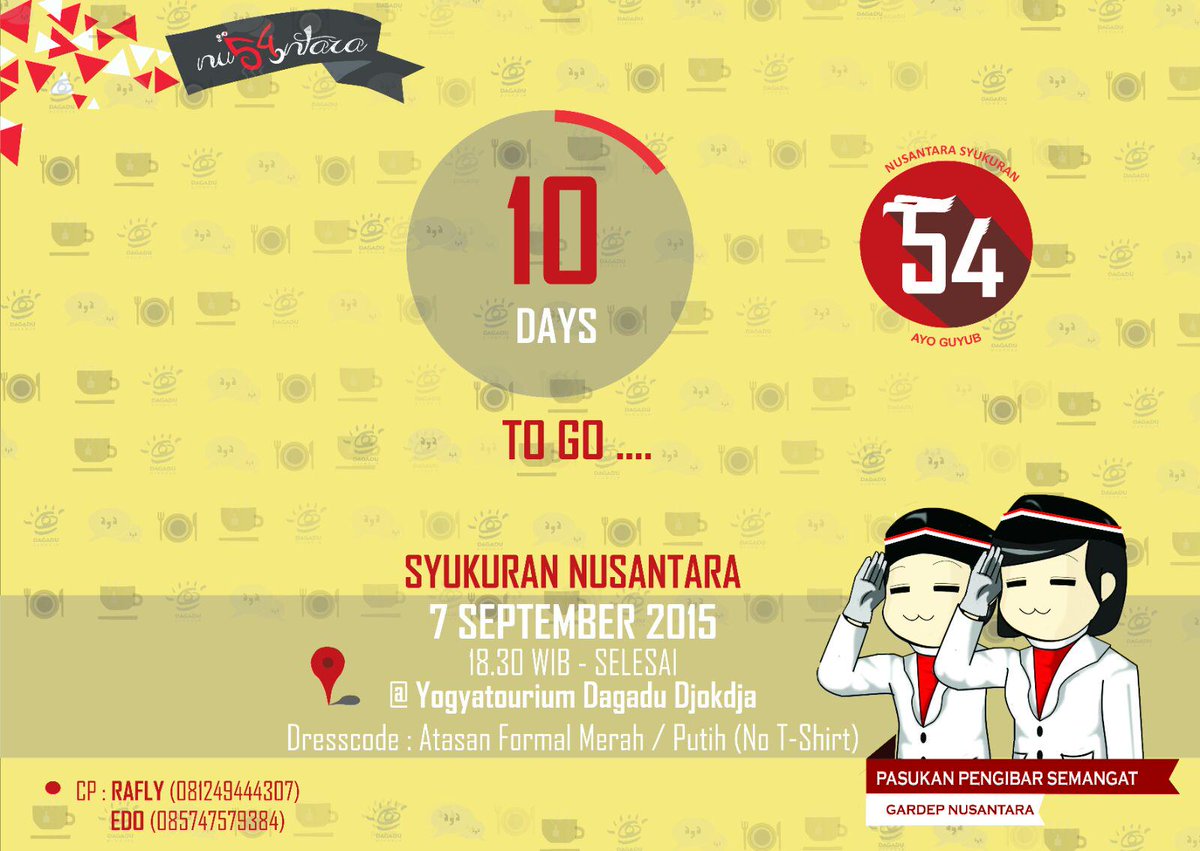 gardep54's tweet photo. @Gardep50 permisi keluarga, inni ada info sukuraan gardep 54, makasih :) http://t.co/47MJclxTUS