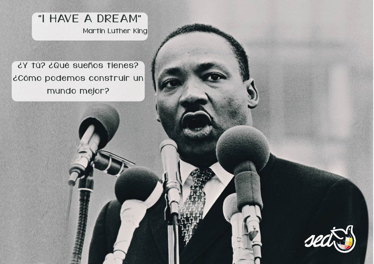 ONGDSED's tweet photo. Tal día como hoy #MartinLutherKing decía al mundo: "I have a dream"
En SED seguimos soñando con un mundo mejor ¿Y tú? http://t.co/Bq2ntrMGzf