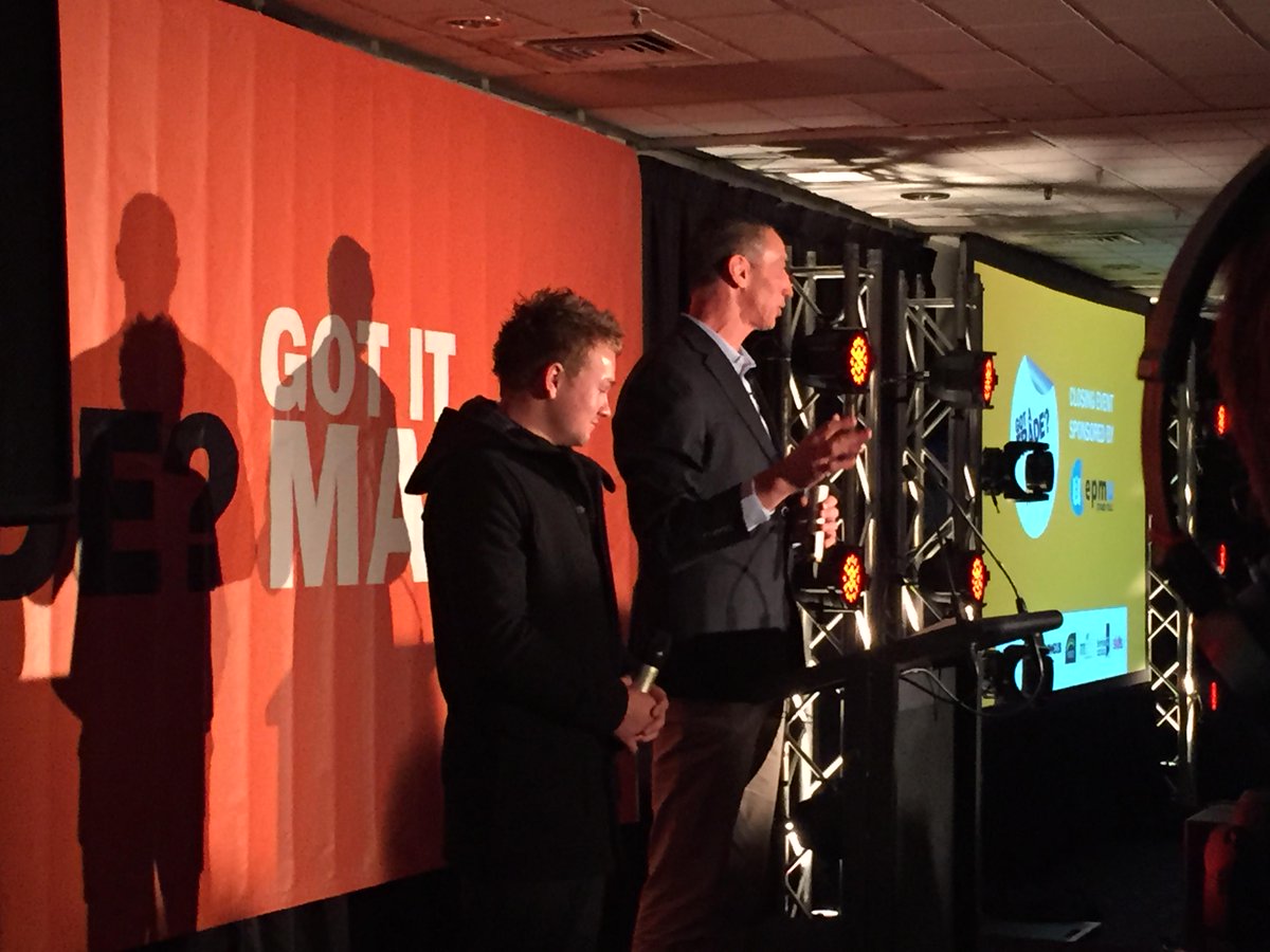 GotATrade's tweet photo. Apprentice Cody being interviewed by Ex #AllBlack, Ian Jones #GotATradeWeek #GotATrade #GotItMade http://t.co/DJwZZ6sqOD