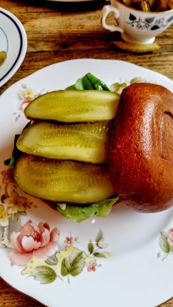 Cinders54's tweet photo. The most incredible #Burgers in #London @BoboSocial #Steak #FriedPickles #FriedChilli Returning very soon #Scrummy xx http://t.co/JPHCWnvxRh
