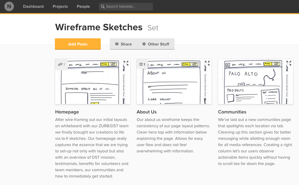 We begin each website with a Sharpie and paper. Check out our sketch wireframes: zurb.us/1NDRalO #ZURBWired