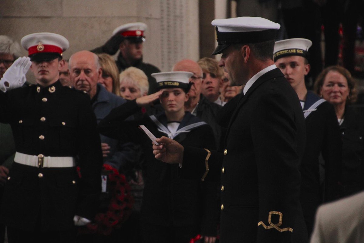 LA Sea Cadets Summer Camp - S/Lt Carl Leaver reading the exhortation - Last Post ceremony - Menin Gate, Ypres. 27/08