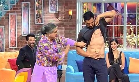Aafatyash's tweet photo. OmG😱😱😱😱 #AjjuBhai #Abs  #comedynightswithkapil Can't Wait. @ColorsTV PromotionON #WelcomeBackNextFriday http://t.co/s7eGvX0As8