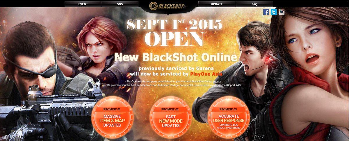Last Day Q&amp;A :

What is official website for Blackshot PlayOne Asia ?