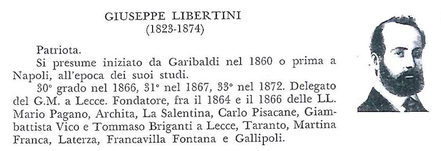 GoiStampa's tweet photo. #Accaddeoggi nel 1874 muore Giuseppe Libertini, leccese, patriota e rivoluzionario #millevolti #Massoneria http://t.co/cfF0qTV2og