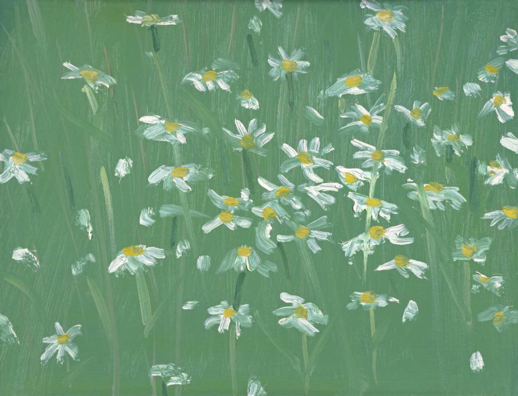 Daisies II by Alex Katz