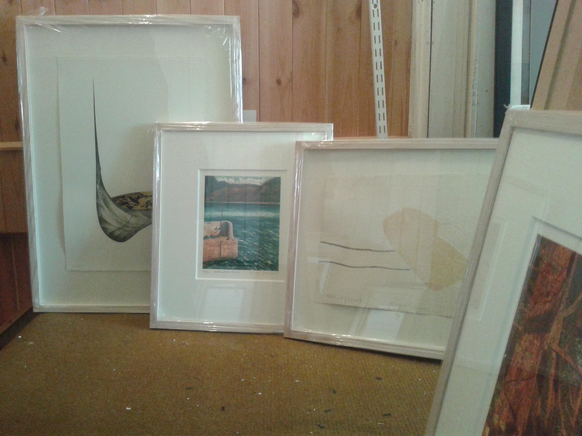 FadoArtAntiques's tweet photo. A pleasure framing for some of the best artists around! #KateBuckley #NiallNaessens #MariaSimondsGooding #printmakers http://t.co/djUGxaA3ZH