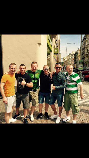 johnwhite1888's tweet photo. The bhoys in #prague once again am looking away 👀 #stag 🍀 http://t.co/ma1yQTUDbx