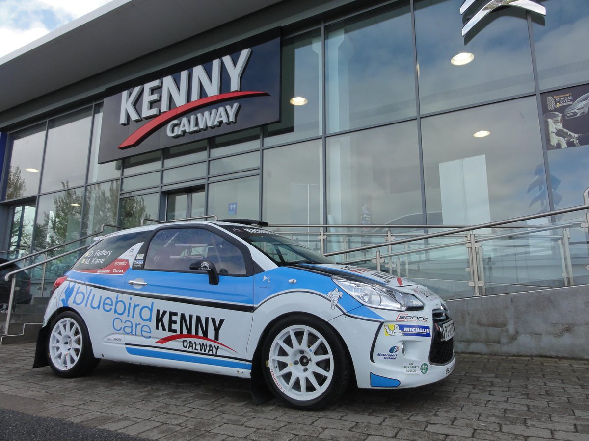 <a href="/Dean_Raftery/">Dean Raftery</a> Citroen CS3 is now on show here at Kenny Galway - Good luck in the Galway Summer Rally this weekend!