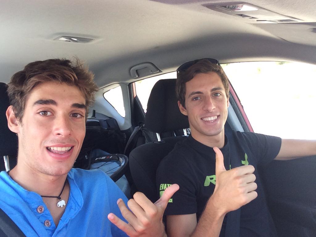 diegorobles95's tweet photo. Road to Altafulla with @pabloverdoy parte del team @TriMoncada #FetriTriatlonAltafulla http://t.co/Affv8NVS1x