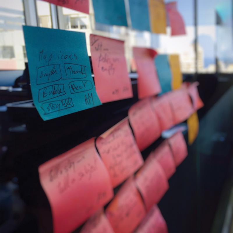 With Post-it notes, you know it's brainstorming time and tasks being distributed in the office
#companyculture #GIS
