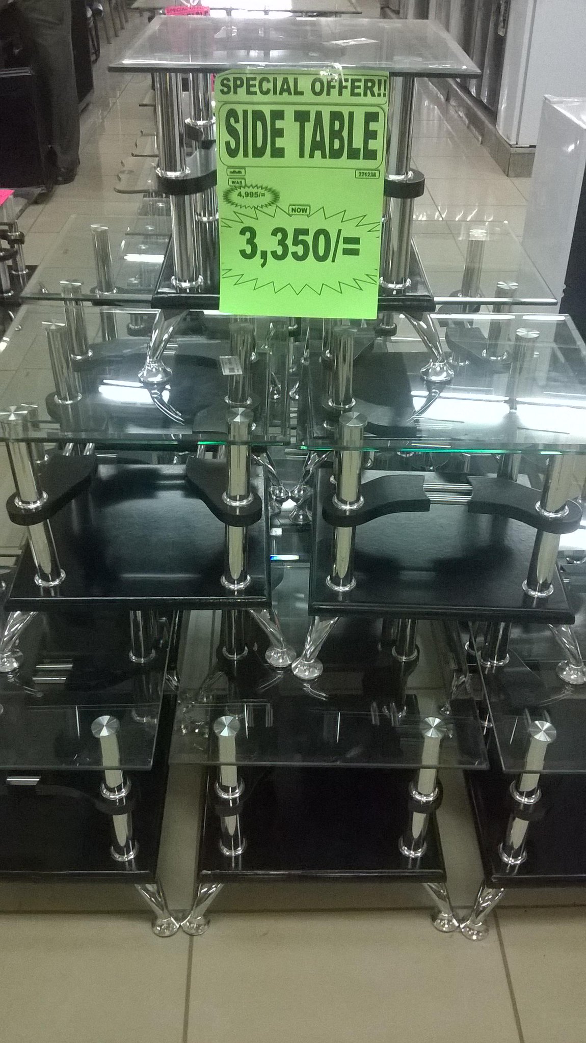 Glass tables on sale in tuskys