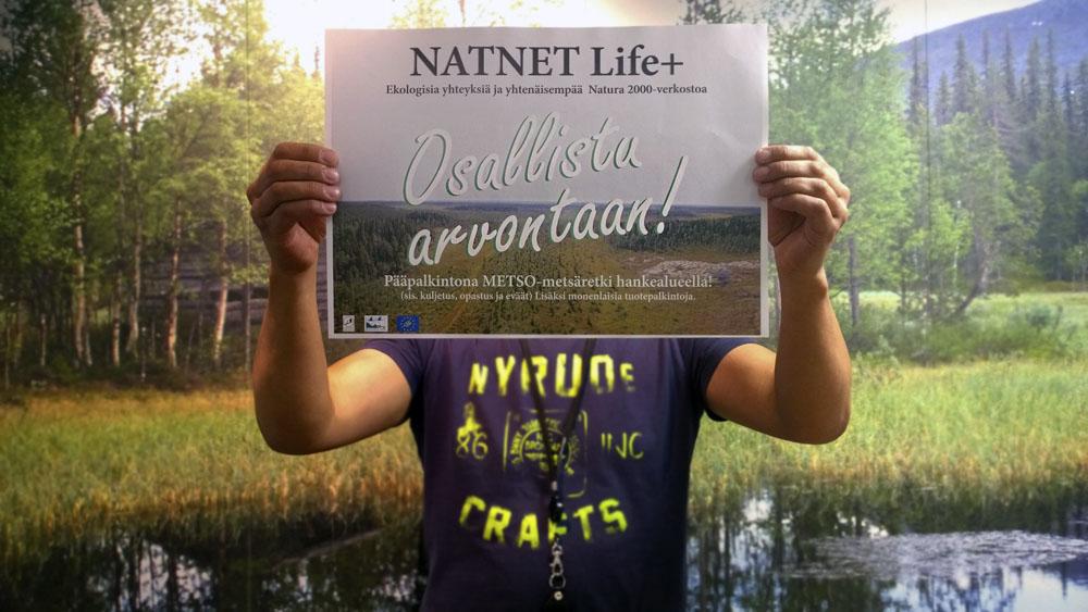 EerikaTapio's tweet image. #NATNET -hanke #Maaseudultakäsin -messuilla la-su 10-17, tule jättämään voittoarpa METSO-metsäretkelle! #Metsoohjelma