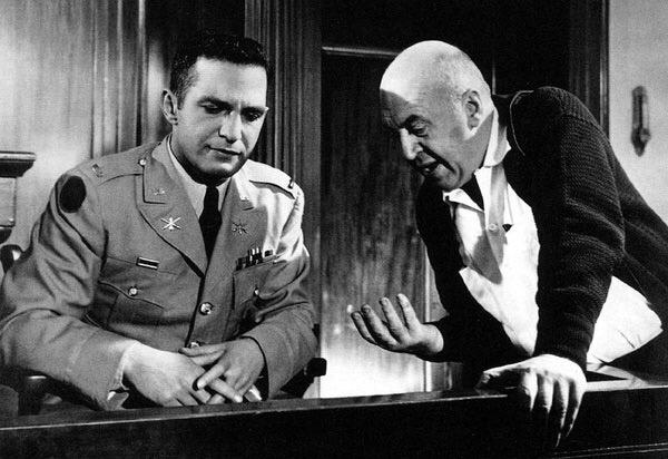 Happy birthday to Ben Gazzara! Seen here filming \Anatomy of a Murder\ (1959) w/ director Otto Preminger. 