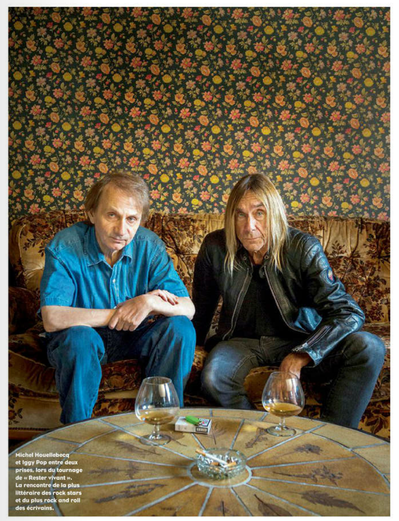 Gilles Klein på Twitter: "🇫🇷 Michel Houellebecq et Pop (photo Philippe Matsas pages Figaro Magazine) http://t.co/WJwlzj1Izd" / Twitter