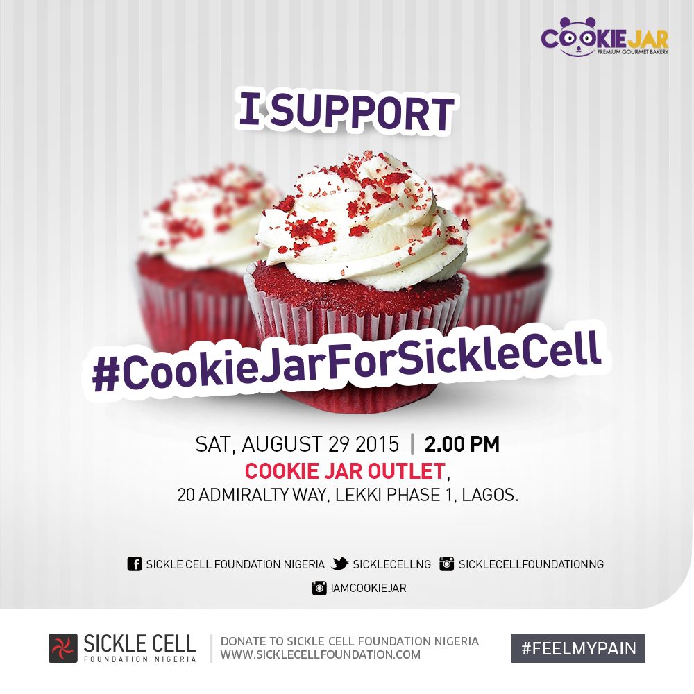 Celebrate with us tomorrow! We support #CookieJarForSickleCell. Do you? Show your support by sharing with friends :)