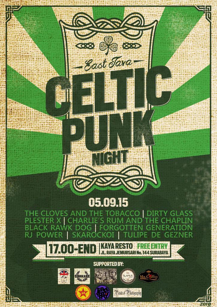 #EastJavaCelticPunkNight 05.09.15 at <a href="/KAYAresto/">KAYA Resto</a>, FREE ENTRY! <a href="/FG_Official/">Forgotten Generation</a> <a href="/blackrawkdog/">Black Rawk Dog</a> <a href="/TCATT_YK/">TheCloves&TheTobacco</a> <a href="/dirtyglass_yk/">DIRTY GLASS</a> (1)