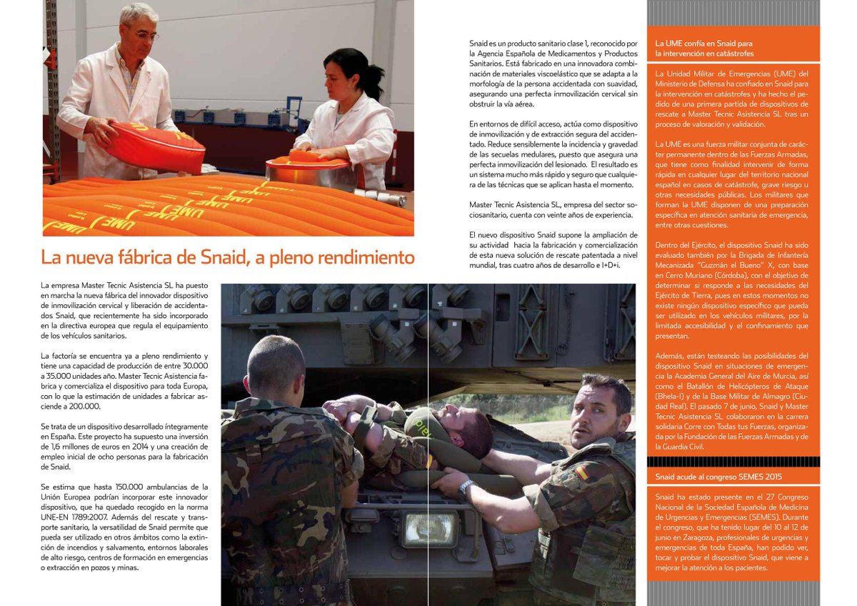 SnaidSpain's tweet image. #Snaid, en el último número de la revista #Ambulancias, editada por #ANEA: #rescate #salvamento #emergencias