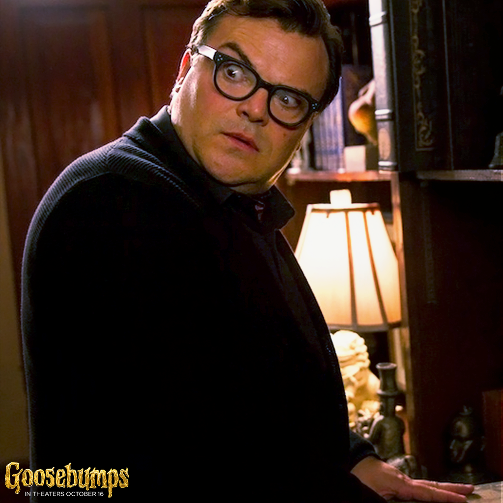 HorrorByProxy : GoosebumpsMovie: Happy Birthday to Jack Black! See him as RL_Stine in 