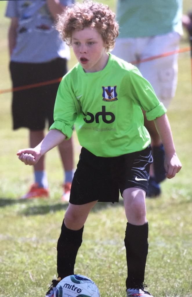 Pecky1981's tweet photo. @Diabetescouk @JDRFUK not even type 1 has stopped Ethan, picked for WBAFC Developement Centre #one4thefuture http://t.co/TnlJA1LXoK
