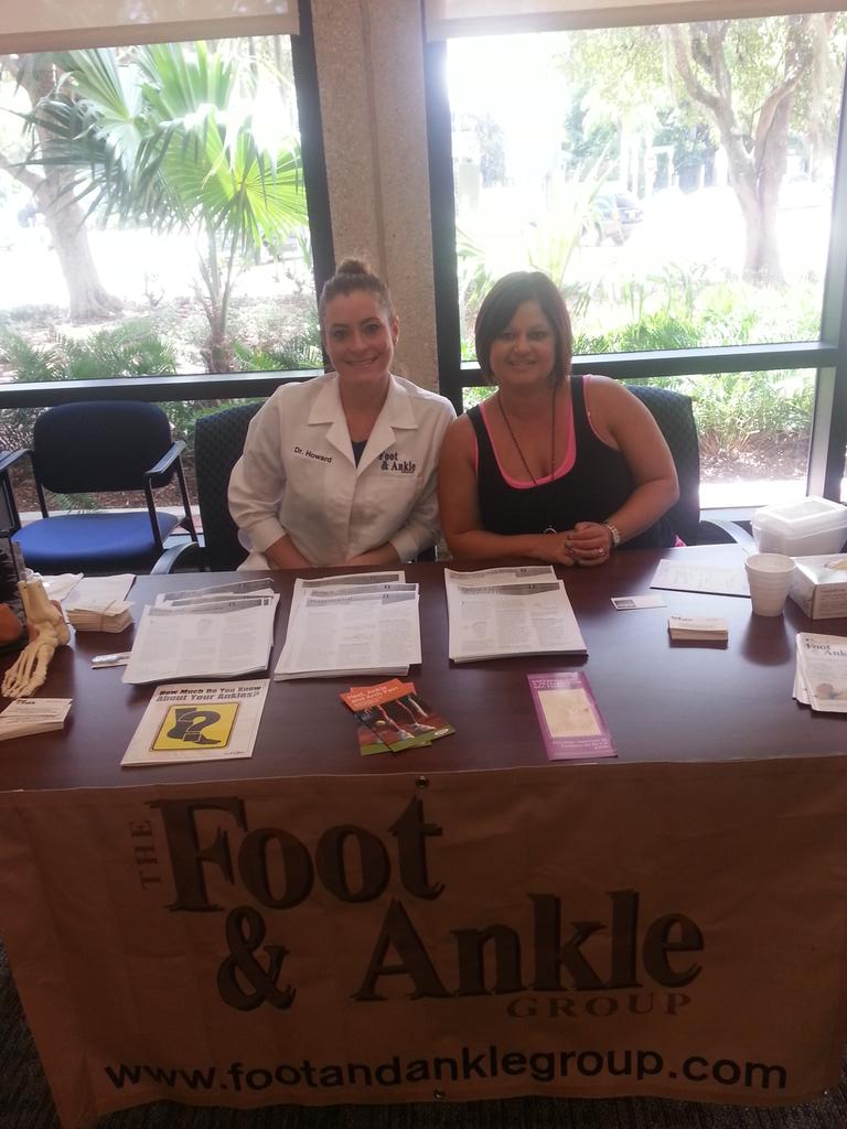 Foot & Ankle Group on Twitter "Great morning at the Health Fair