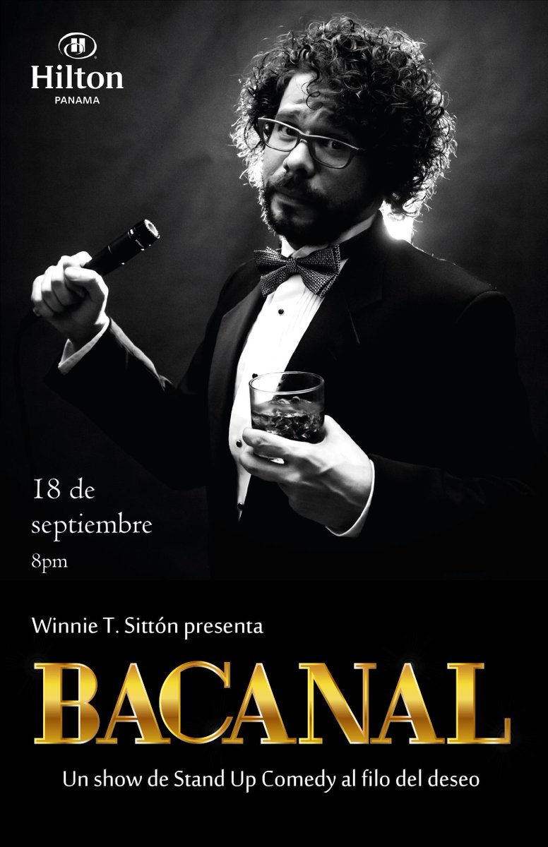 wtsitton's tweet image. Les presento el afiche del show. ¡En tres semanas hay BACANAL! Boletos de venta en @TeatroLaQuadra @ElGrecoRest