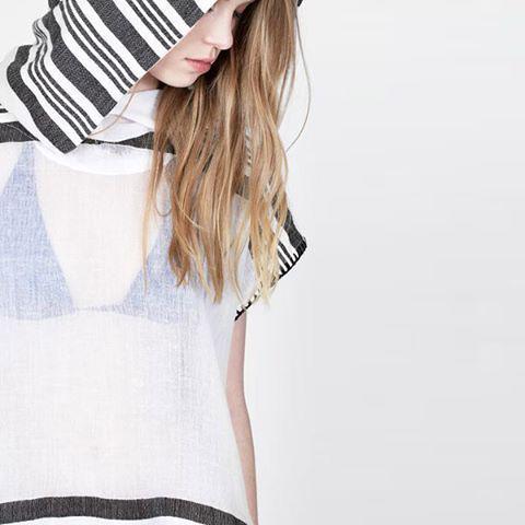Safara Hooded Poncho in Earth ift.tt/1UiHqfQ