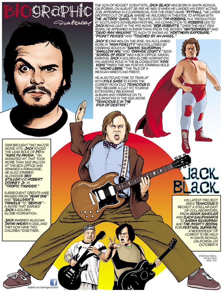 Happy birthday to my favorite actor of all time Jack Black. 