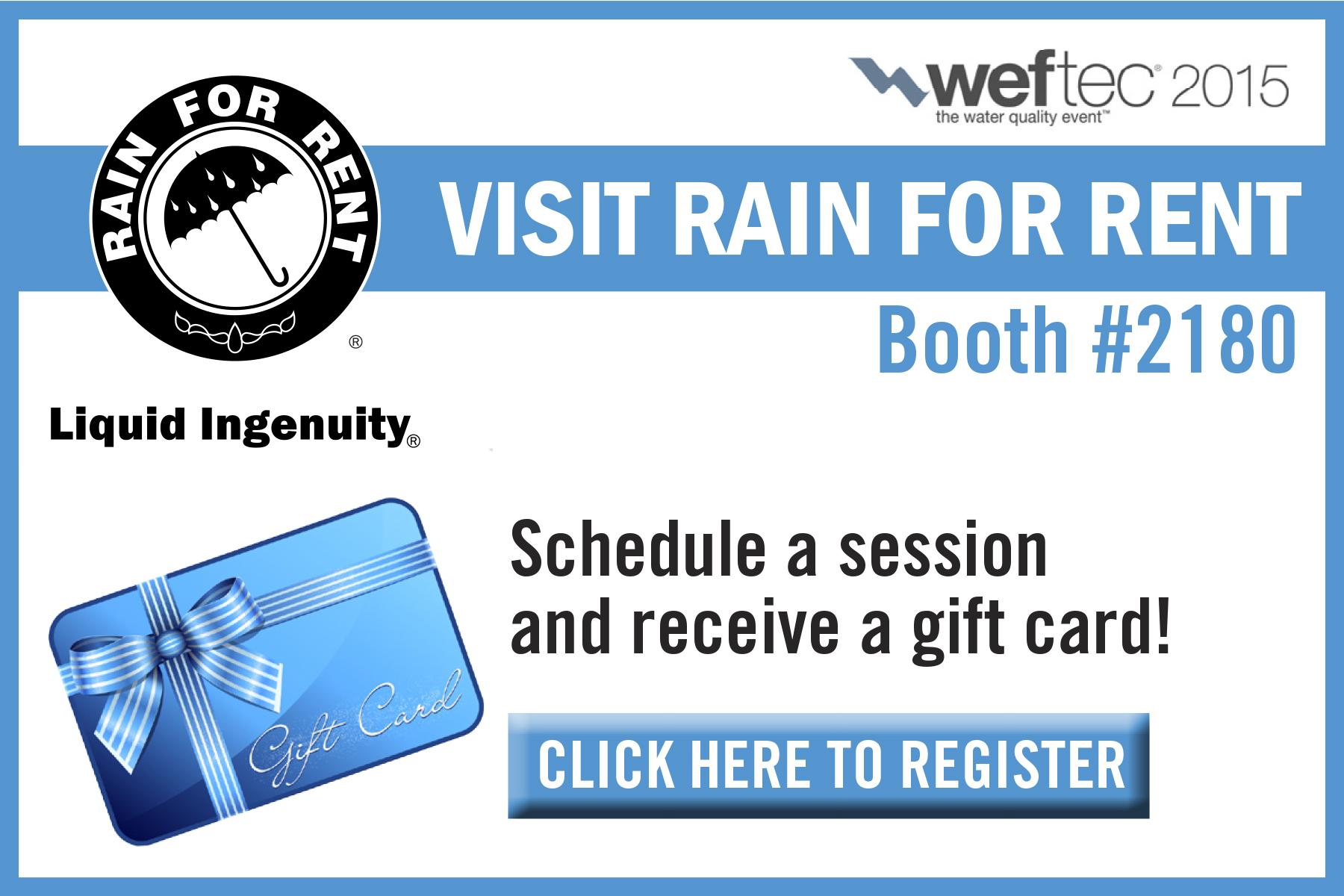 Rain for Rent on Twitter "WEFTEC Talk to a bypass pumping expert at RainRent booth 2180