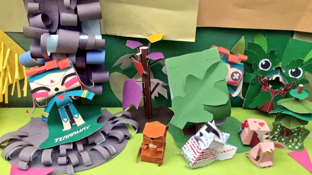 caffeinedreamer's tweet image. #pushingbuttons #tearaway @mediamolecule