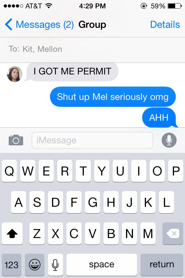 3 words I will never get used to coming out of Melanie Metz mouth !!!!!!