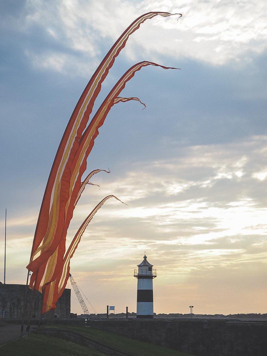 Victorious site was looking great this evening, such an amazing location by the sea #portsmouth #victorious #festival