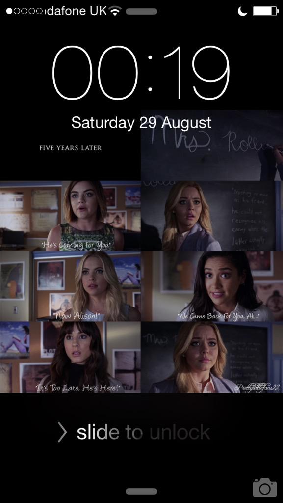 prettyliars93's tweet image. I am so proud of this edit, that it's now my lock screen!! Haha #PLLFinale #5YearsForward #plledit #PLLArmy