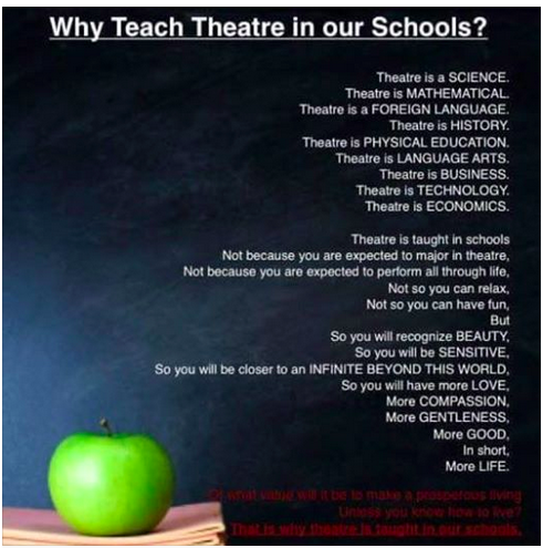 CoachEllie_LA's tweet photo. Remember your first drama class?  Let's keep theater and the arts alive in schools #creativity http://t.co/i3pltuAH3y