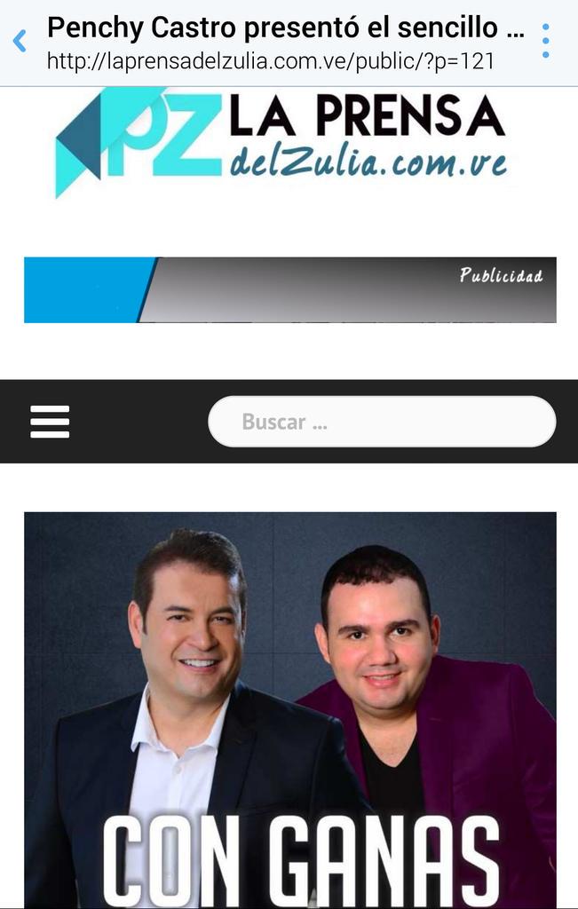 douglasjmp's tweet photo. @penchycastro presentó  “Con Ganas” http://t.co/tfXas3fhHM @prensadelzulia @DAYANA_KATERINE @luisnandocastro http://t.co/iDT33JR99b