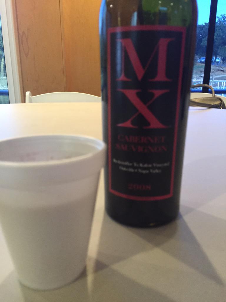 It's almost a crime to drink MX from a styrofoam cup, but that's all I got. #wine #winesnob #iamonaboat
