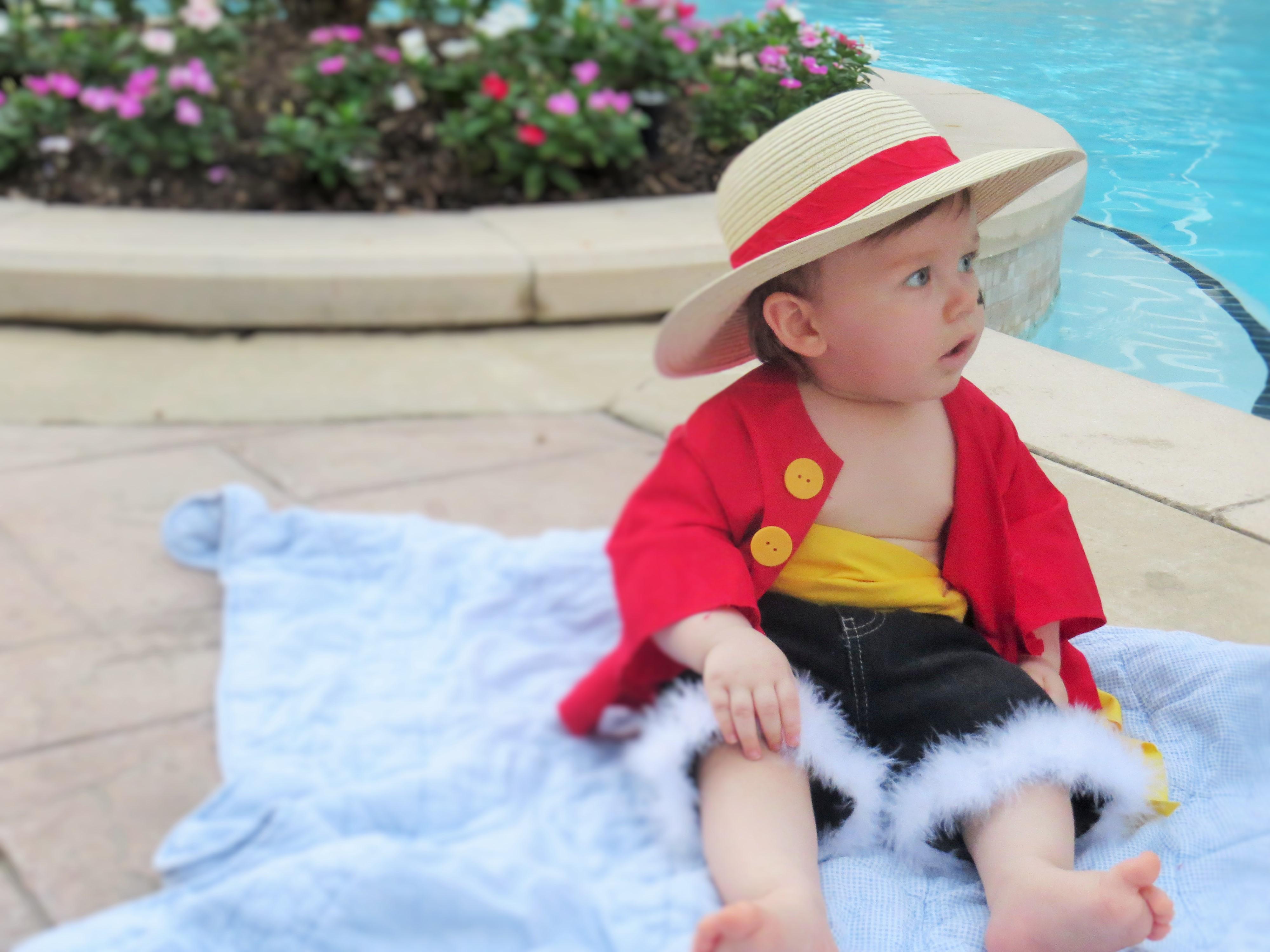 Cosplay Do Luffy Para Bebe