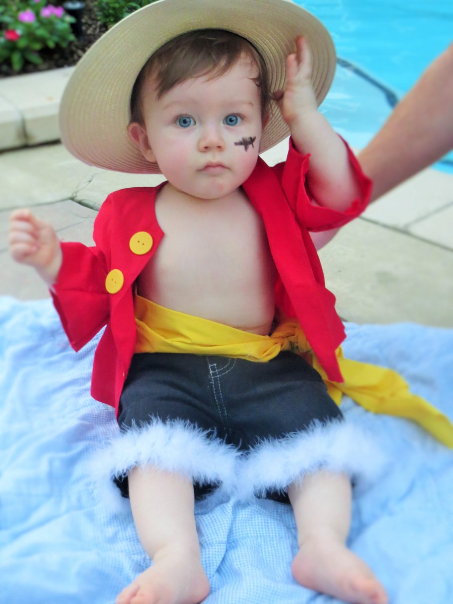 Cosplay Do Luffy Para Bebe