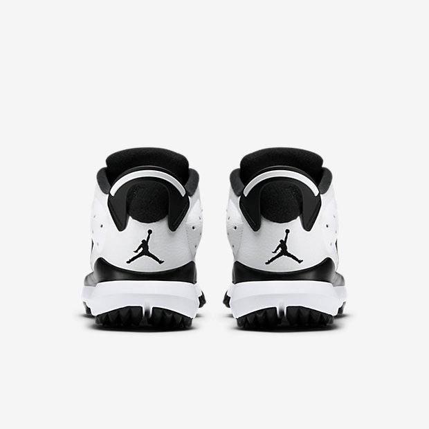 Jordan 6 Low golf shoes? Looks like a white/black and white/infrared ...