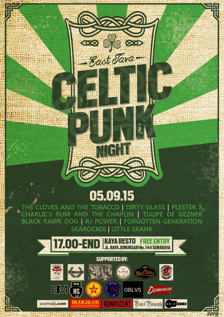 #CelticPunkNight w/ <a href="/CharliesRum_SBY/">C.R.n.T.C</a> <a href="/dirtyglass_yk/">DIRTY GLASS</a> <a href="/TCATT_YK/">TheCloves&TheTobacco</a> <a href="/blackrawkdog/">Black Rawk Dog</a> <a href="/littleskank/">Little skank</a> <a href="/PLESTER_X/">PLESTER-X</a> etc | 5 Sept 2015