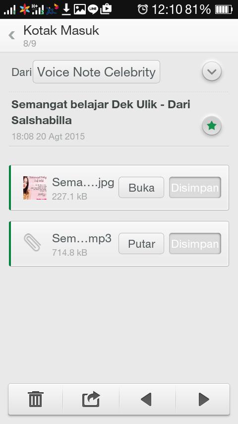 DekUlik5's tweet photo. @salshaabilaa disebut napang aja udah seneng banget!! Apa lagi ketemu kamu sal😘😍💓 cc @vncelebrity http://t.co/Y7IxzI6IZ2