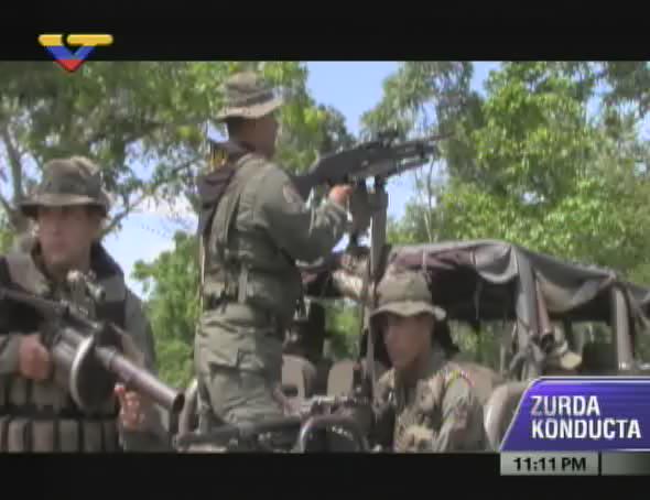 VTVcanal8's tweet photo. #VideoZK | FANB alerta y en pie de lucha para eliminar vías del paramilitarismo https://t.co/dZDIUY1o8u http://t.co/u9dDKwrG5u