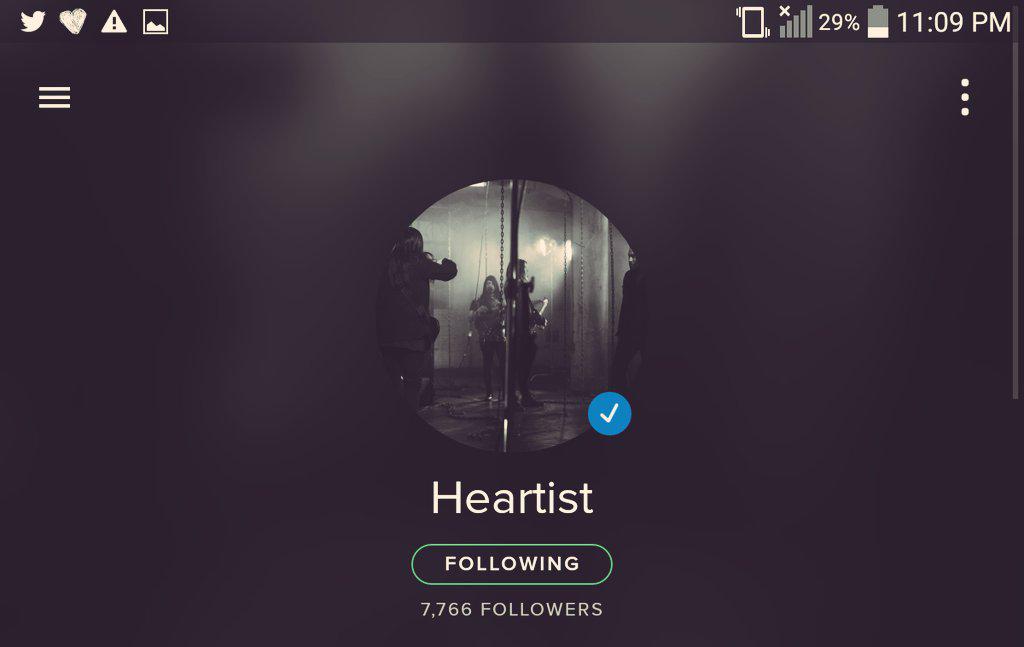 ladyrichtofen93's tweet photo. Follow @Heartist on spotify 😎 and rock on 😘 http://t.co/TgNmENer4b