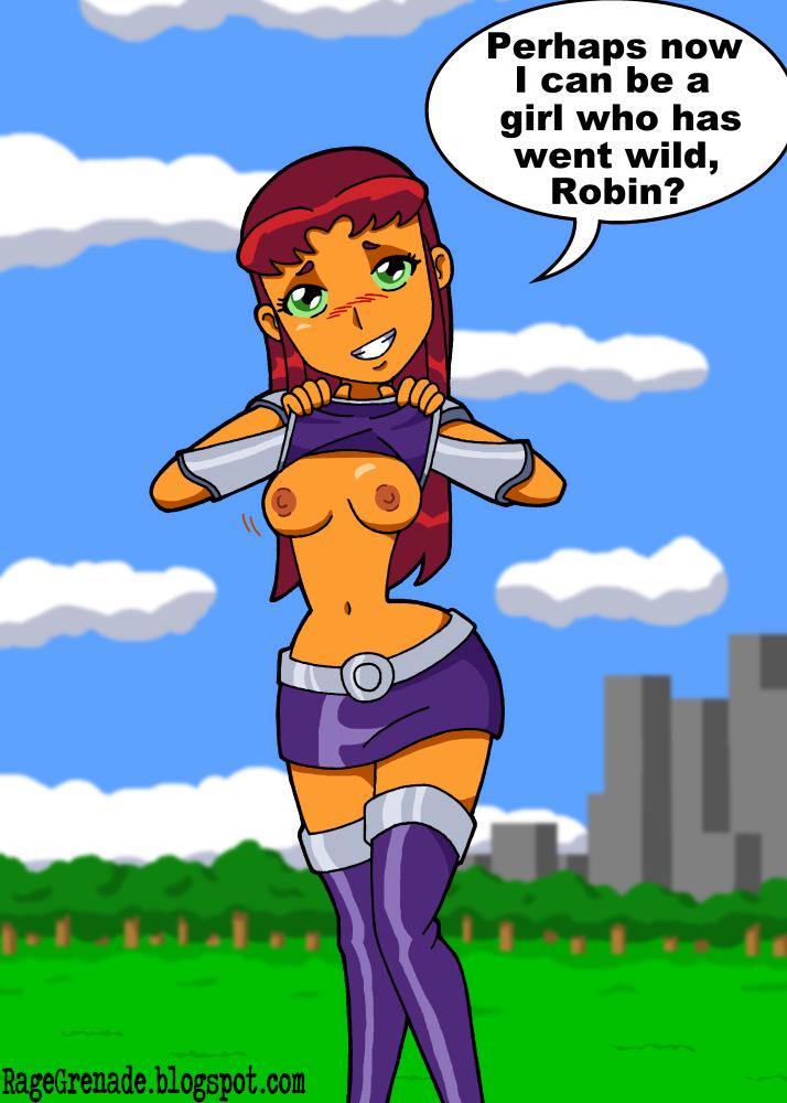 Starfire Anal Porn Caption - Teen titans starfire is sexy and naked â€” Domination Porn Pics