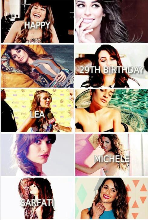 Happy 29th Birthday Lea Michele Sarfati       