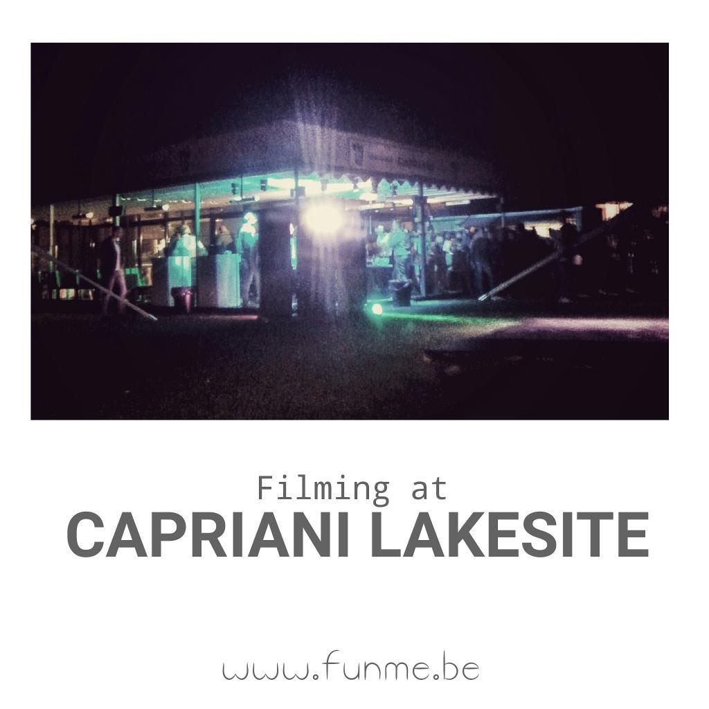 Great evening filming @IlCapriani #lakeside ! Thanks @JaniGysels for having me ! @disco_dasco #clublake #marsmallow