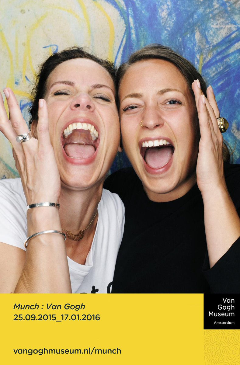 Visit us today at Uitmarkt, booth 133 at #Museumplein &amp; create your version of 'The Scream' in a special photo booth!