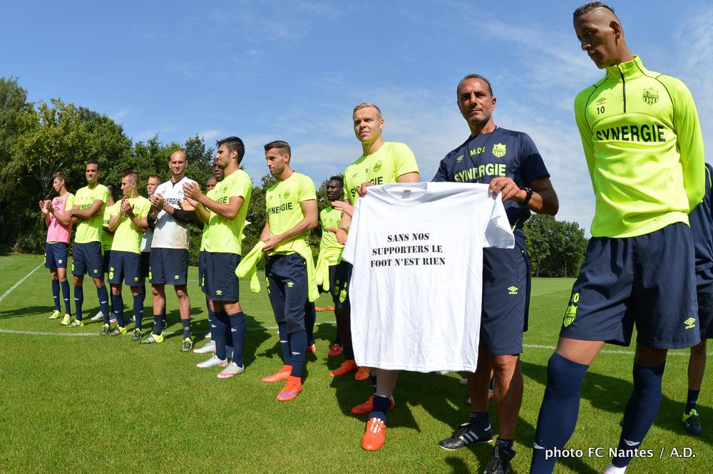 FC Nantes on Twitter: "#FCGBFCN Le message délivré par les ...