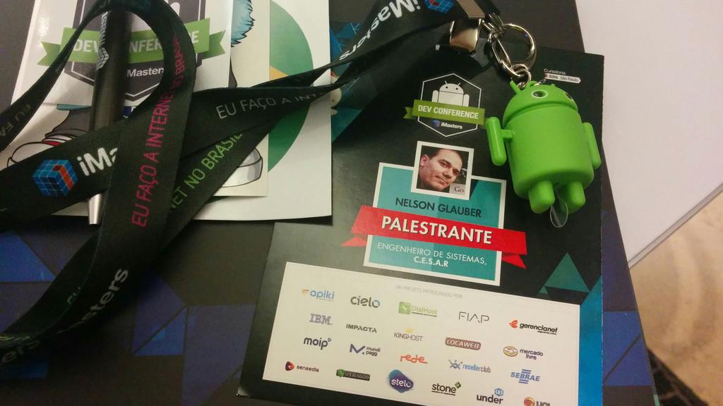 nglauber's tweet image. Devidamente credenciado. #AndroidDevConference